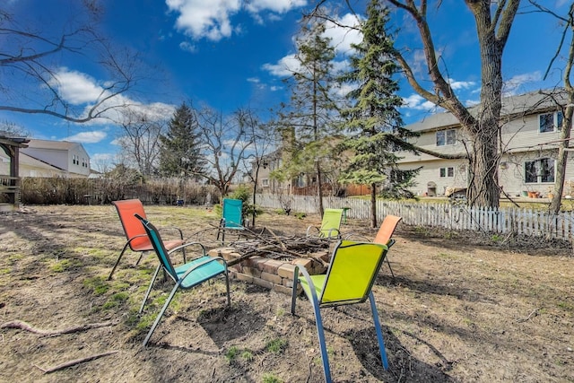 810 Woodhollow Ln, Buffalo Grove, IL 60089 - view of yard featuring an outdoor fire pit
