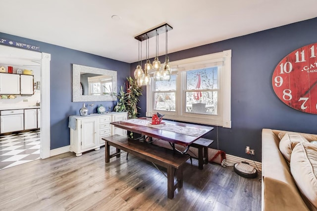 810 Woodhollow Ln, Buffalo Grove, IL 60089 - dining space with wood finished floors