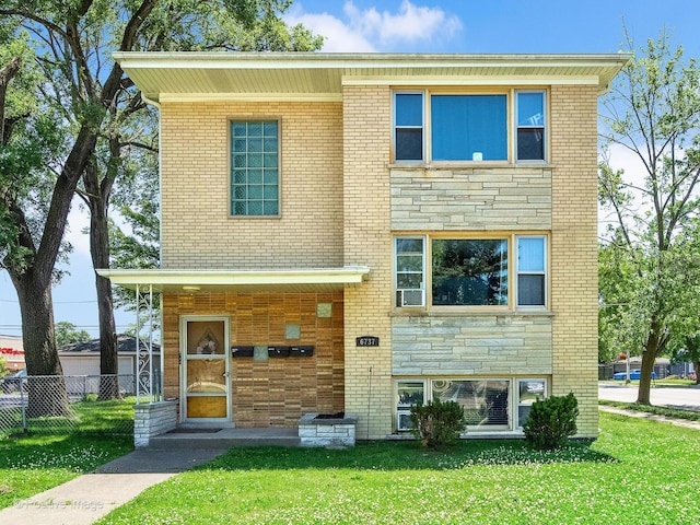 6737 W Lloyd Dr, Worth, IL 60482 - view of front facade featuring brick siding and stone siding