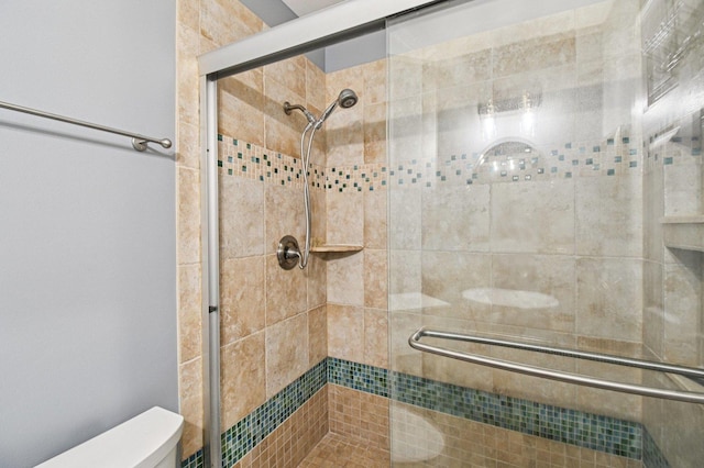 1604 Brittany Ct Unit 2B, Wheeling, IL 60090 - full bath with toilet and a stall shower
