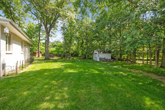 24029 S Plum Valley Dr, Crete, IL 60417 - view of yard featuring a storage shed