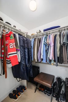 4259 N Ashland Ave Unit 2, Chicago, IL 60613 - spacious closet with carpet