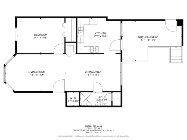 1023 N Hoyne Ave Unit 3B, Chicago, IL 60622 - view of room layout