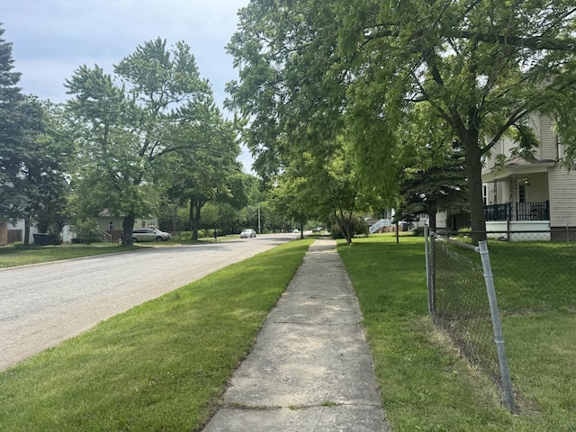 2524 Gilboa Ave, Zion, IL 60099 - view of asphalt road with sidewalks