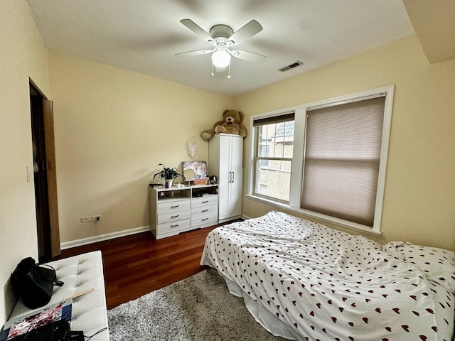 1366 W Greenleaf Ave Unit 3N, Chicago, IL 60626 - bedroom featuring wood finished floors and a ceiling fan