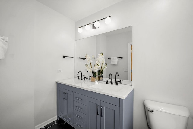 1503 S State St Unit 501, Chicago, IL 60605 - full bathroom featuring double vanity and tile patterned floors