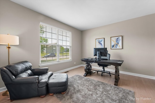2213 Tyler Trl, Mchenry, IL 60051 - office with plenty of natural light and wood finished floors
