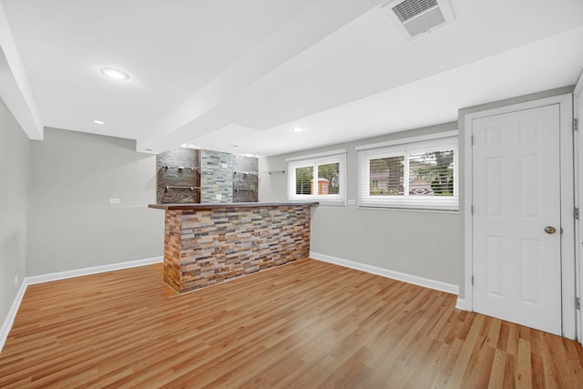 220 N Yates Ln, Mount Prospect, IL 60056 - indoor dry bar featuring wood finished floors and recessed lighting