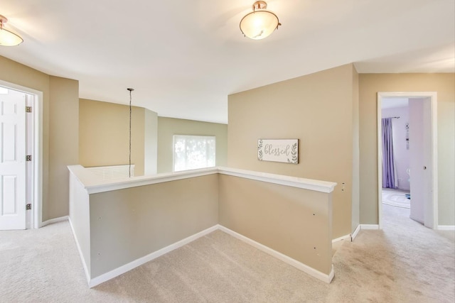 34113 N Primrose Ct, Round Lake, IL 60073 - corridor with light colored carpet and baseboards
