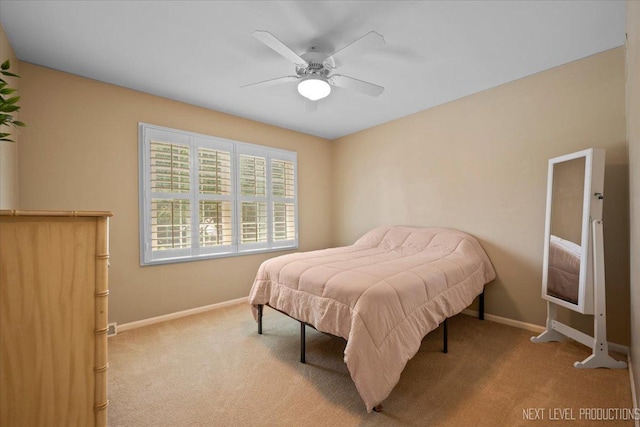 1009 E Bailey Rd, Naperville, IL 60565 - carpeted bedroom featuring baseboards and a ceiling fan