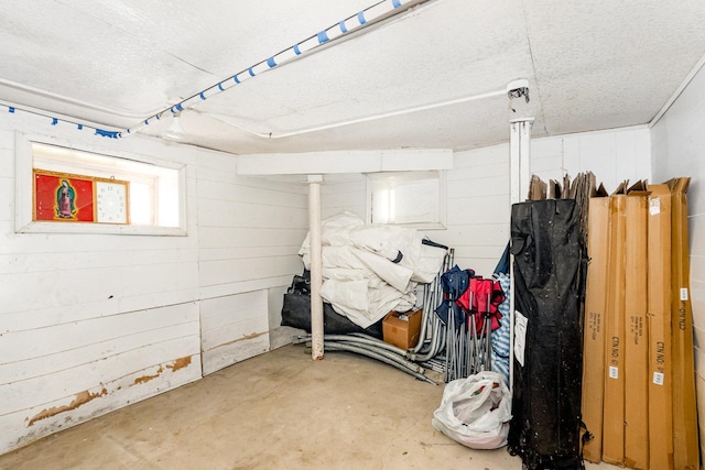 408 Summit St, Joliet, IL 60435 - basement with a textured ceiling