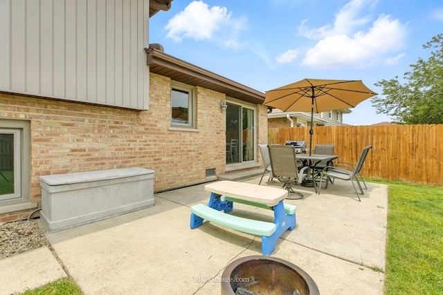 16821 89th Ave, Orland Hills, IL 60487 - view of patio / terrace with outdoor dining area