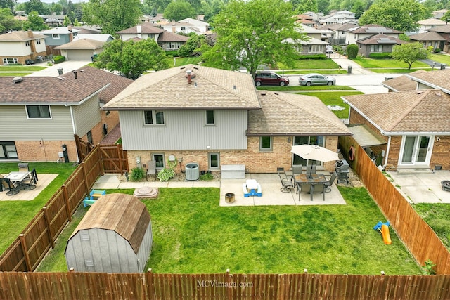 16821 89th Ave, Orland Hills, IL 60487 - aerial view of residential area