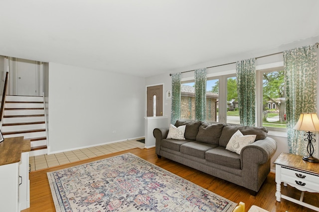 16821 89th Ave, Orland Hills, IL 60487 - living room with wood finished floors and stairs