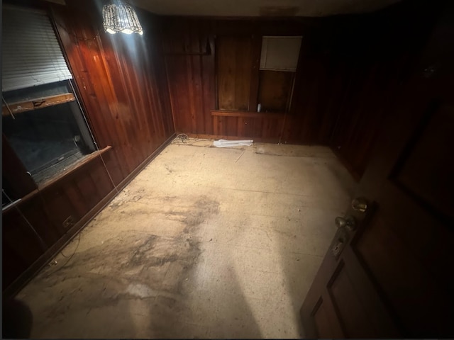 1704 N Moody Ave, Chicago, IL 60639 - below grade area featuring wood walls