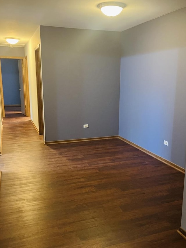 1335 N Winslowe Dr Unit 304, Palatine, IL 60074 - spare room featuring wood finished floors and baseboards