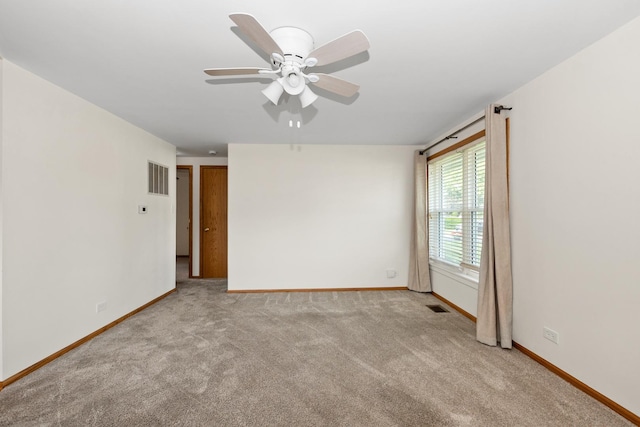 8928 S Ryan Rd, Hometown, IL 60456 - unfurnished room featuring a ceiling fan and carpet floors