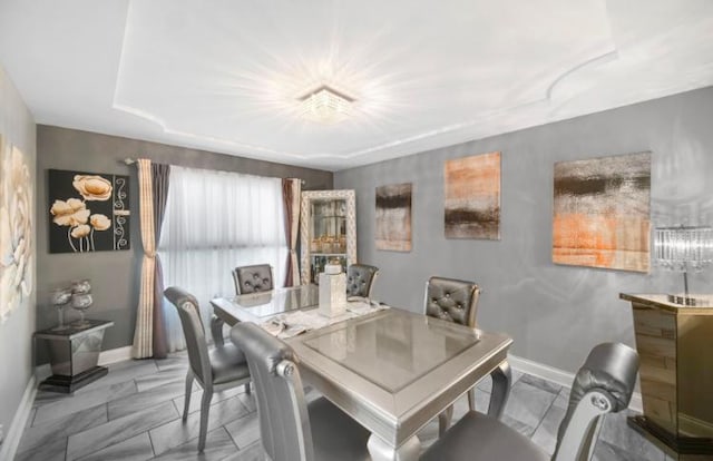 3105 Hermes Dr, Olympia Fields, IL 60461 - dining area with a raised ceiling