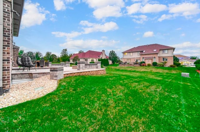 3105 Hermes Dr, Olympia Fields, IL 60461 - view of grassy yard with a patio area