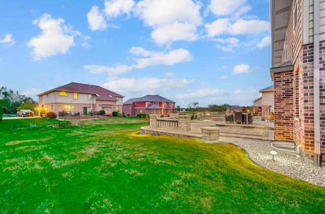3105 Hermes Dr, Olympia Fields, IL 60461 - view of grassy yard with a patio area