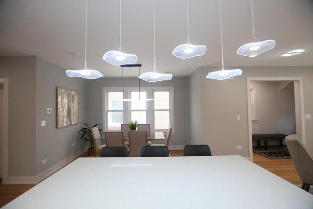 3324 N Nordica Ave, Chicago, IL 60634 - dining area featuring wood finished floors and baseboards