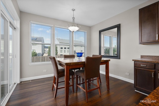 1133 Daytona Way, Pingree Grove, IL 60140 - dining space featuring dark wood-style flooring