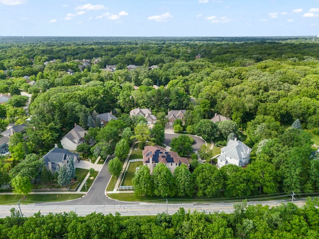 2308 Fleetwood Ct, Naperville, IL 60565 - aerial perspective of suburban area with a forest