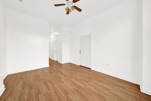 2638 W Adams St, Chicago, IL 60612 - empty room featuring a ceiling fan and wood finished floors