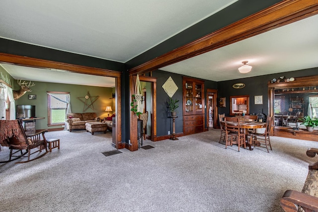 4116 E 13th Rd, Earlville, IL 60518 - living area with carpet