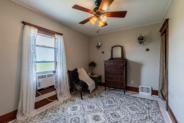 4116 E 13th Rd, Earlville, IL 60518 - sitting room featuring ceiling fan and cooling unit