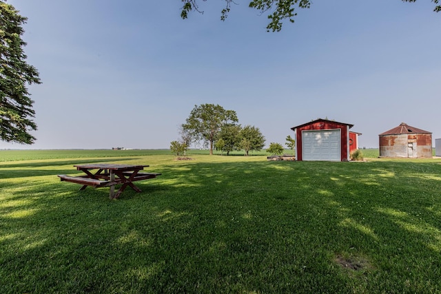 4116 E 13th Rd, Earlville, IL 60518 - view of green lawn with an outbuilding
