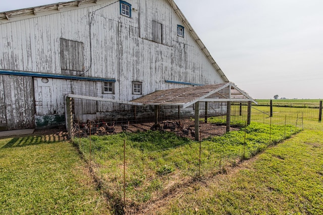 4116 E 13th Rd, Earlville, IL 60518 - back of property featuring a barn and an outdoor structure