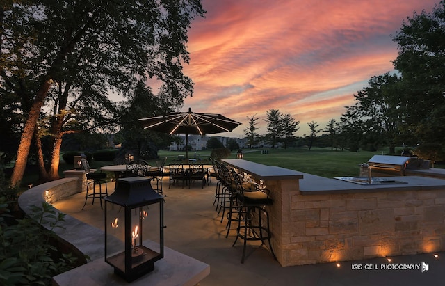 2520 Hanford Ln, Aurora, IL 60502 - view of patio featuring area for grilling