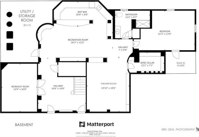 2520 Hanford Ln, Aurora, IL 60502 - view of room layout
