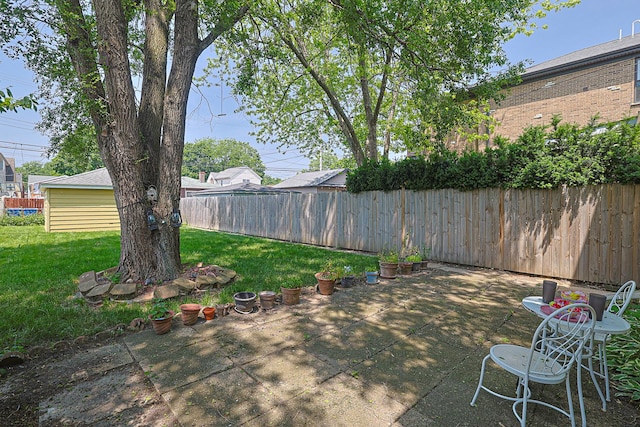 3750 N Octavia Ave, Chicago, IL 60634 - view of yard featuring a patio