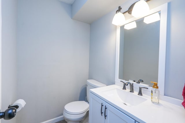 620 Edwin Dr, Bourbonnais, IL 60914 - half bathroom with toilet and vanity