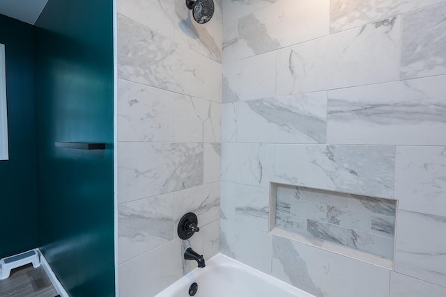620 Edwin Dr, Bourbonnais, IL 60914 - bathroom featuring bathtub / shower combination