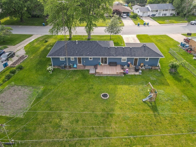620 Edwin Dr, Bourbonnais, IL 60914 - view from above of property