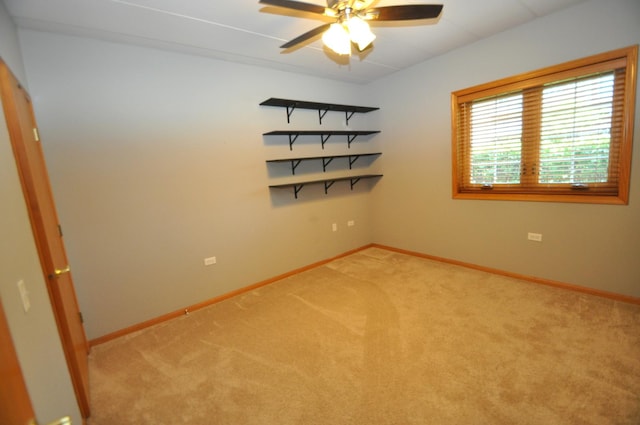 11535 Settlers Pond Way Unit 1C, Orland Park, IL 60467 - unfurnished room featuring ceiling fan and light colored carpet