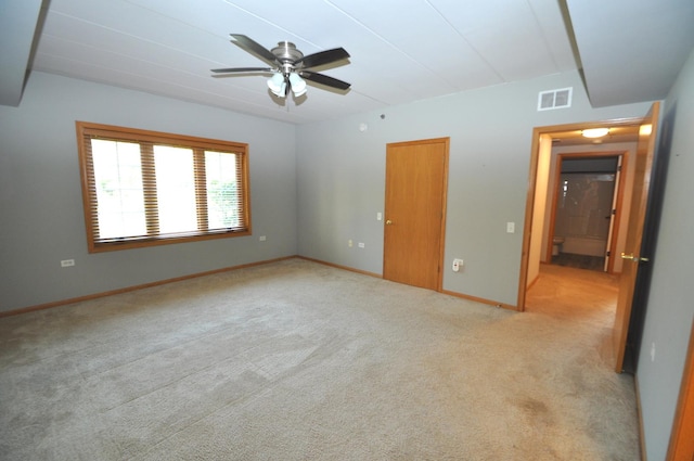 11535 Settlers Pond Way Unit 1C, Orland Park, IL 60467 - unfurnished bedroom with carpet flooring and a ceiling fan