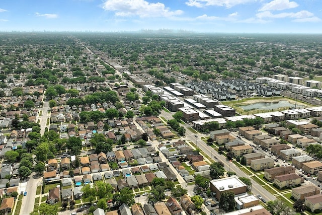 3219 N Pioneer Ave, Chicago, IL 60634 - aerial perspective of suburban area featuring a large body of water