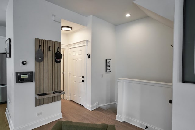 1501 W Diversey Pkwy Unit B, Chicago, IL 60614 - entryway featuring wood finished floors and recessed lighting