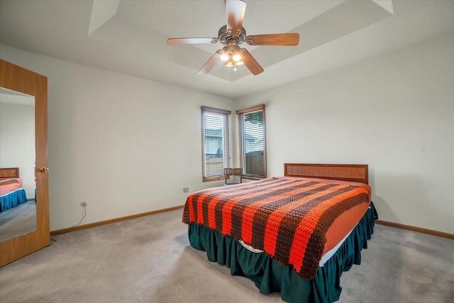 1801 Great Falls Dr, Plainfield, IL 60586 - carpeted bedroom featuring baseboards and a ceiling fan
