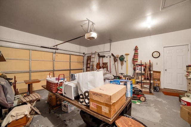 1801 Great Falls Dr, Plainfield, IL 60586 - garage featuring a garage door opener