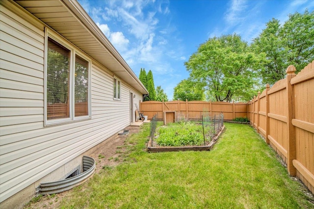1801 Great Falls Dr, Plainfield, IL 60586 - fenced backyard featuring a garden