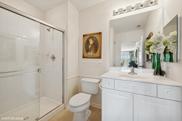 820 Weidner Rd Unit 409, Buffalo Grove, IL 60089 - bathroom featuring a shower stall and vanity