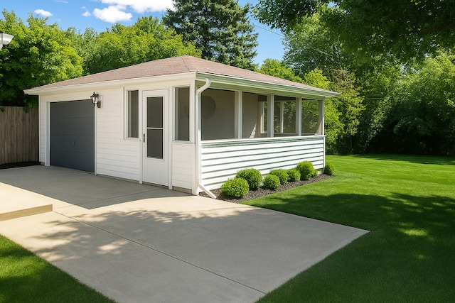 4133 Lindley St, Downers Grove, IL 60515 - view of front of property featuring driveway, roof with shingles, and a garage