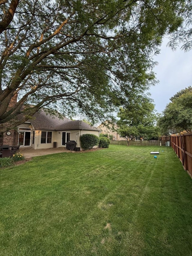 1779 Frost Ln, Naperville, IL 60564 - fenced backyard featuring a patio