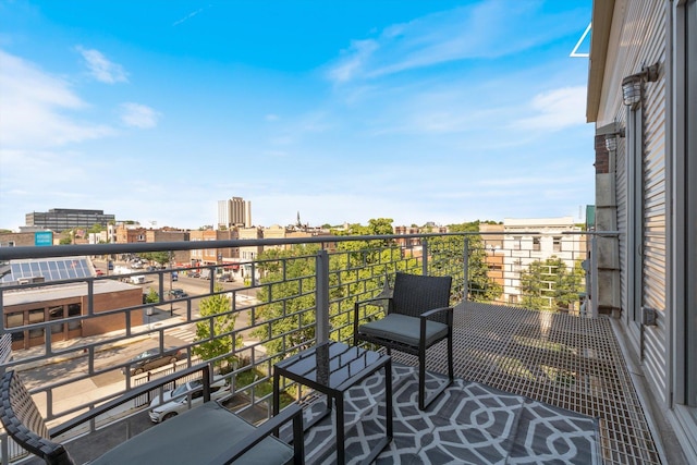 2411 W Walton St Unit 2B, Chicago, IL 60622 - balcony featuring a city view