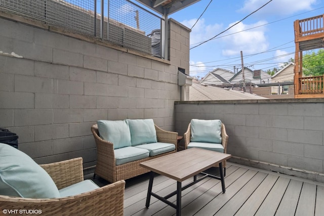 1718 W Le Moyne St Unit 1, Chicago, IL 60622 - wooden terrace with an outdoor living space